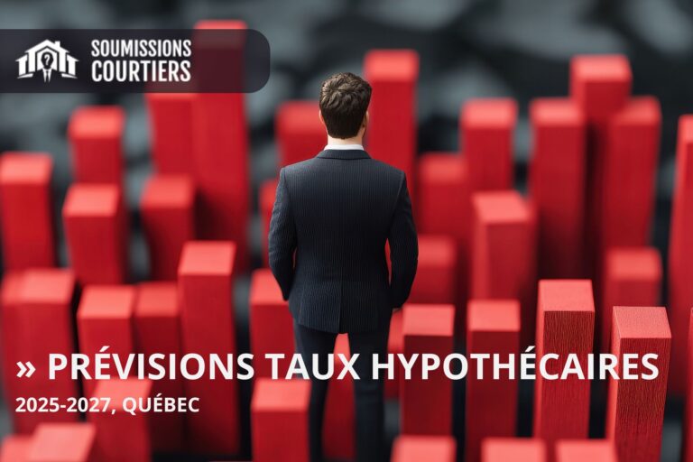 previsions taux hypothecaires quebec 2025 2027 soumissions courtiers immobiliers